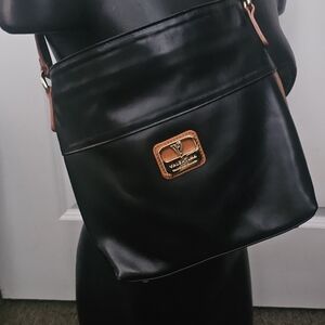 Valentina smooth leather shoulder tote